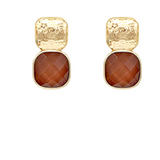 Mocha Simple Earring - Final Sale