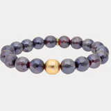 BuDhaGirl | Melange Beaded Bracelet - Red Tiger Eye