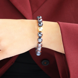 BuDhaGirl | Melange Beaded Bracelet - Red Tiger Eye