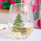 Mary Square | Whimsical Tree Stemless Wine Glass - Final Sale