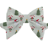 Mary Square | Peppermint Pine Magnetic Bow - Final Sale