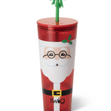 SWIG | Mr. Claus Plastic 24oz Tumbler - Final Sale