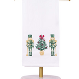 Watercolor Nutcracker Trio Hand Towel - Final Sale