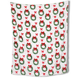 Clara Wreath Throw Blanket - Final Sale