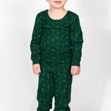 Youth Woodsy Deer Long Sleeve PJs - Final Sale
