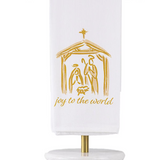 Joy To The World Nativity Hand Towel - Final Sale