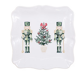 Watercolor Nutcracker Square Platter - Final Sale