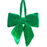 Evelyn Green Bow Ornament - Final Sale