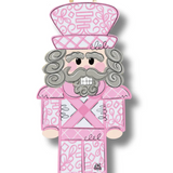 Pink Chinoserie Nutcracker Door Hanger - Final Sale