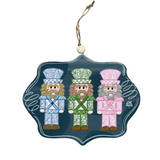 Navy Nutcrackers Ornament - Final Sale