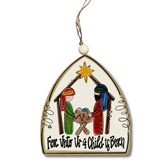 Unto Us a Child Ornament