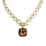 Great Feeling Necklace Leopard - Final Sale