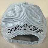 Trying My Best Blue Corduroy Hat - Final Sale