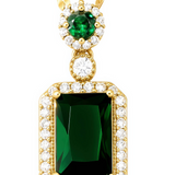 Emerald Stone Necklace - Final Sale