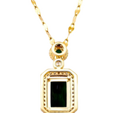 Emerald Stone Necklace - Final Sale