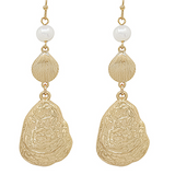 Shell Out Earring - Gold