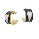 Wear Your Heart Out Earring - Black