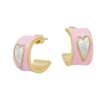 Wear Your Heart Out Earring - Light Pink