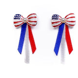 Americana Bow Earrings
