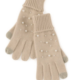 Perla Touchscreen Gloves - Taupe - Final Sale
