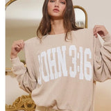 John3;16 Graphic Sweatshirt