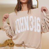 John3;16 Graphic Sweatshirt