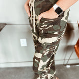 Raechel MR Barrel Slung Pants - Camo