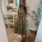 Kinsley Midi Dress - Secret Garden
