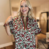 Secret Garden Top - Ecru