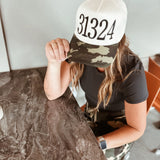 31324 Camo Snap Back Hat - Final Sale