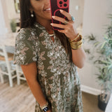 Kinsley Midi Dress - Secret Garden