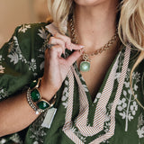 Botanical Dreams Top - Olive