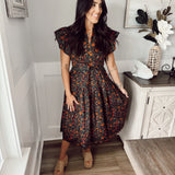 Sincerely Ours | Cala Midi Dress - Winter Garden