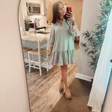 Naomi Dress - Basil