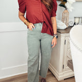 The Elan Top Burgundy
