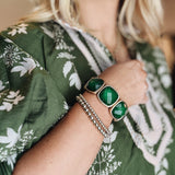 Botanical Dreams Top - Olive