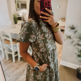 Kinsley Midi Dress - Secret Garden