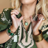 Botanical Dreams Top - Olive