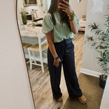 Lainey Top - Basil