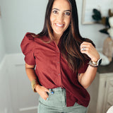 The Elan Top Burgundy