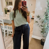 Lainey Top - Basil