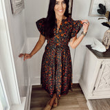 Sincerely Ours | Cala Midi Dress - Winter Garden