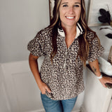 Missin Signs Top - Taupe