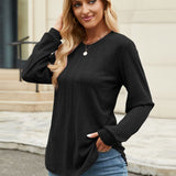 Round Neck Long Sleeve T-Shirt