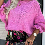 Round Neck Long Sleeve Sweater