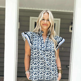 Tulum Top Navy