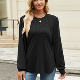 Round Neck Long Sleeve T-Shirt