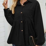 Mandy Button Up Long Sleeve Shirt