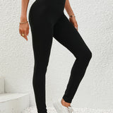 Wide Waistband Leggings