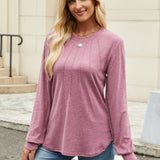 Round Neck Long Sleeve T-Shirt